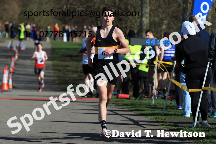 Senior Mens 2026 NECAA Royal Signals Road Relays, Hetton Lyons Country Park, Hetton le Hole. Photo: David T. Hewitson/Sports for All Pics